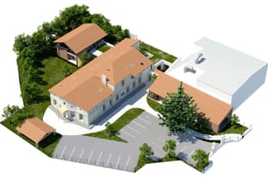 Plan de masse du domaine de fourchateau