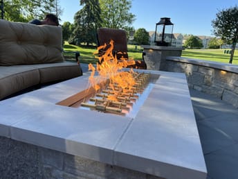 outdoor fire table