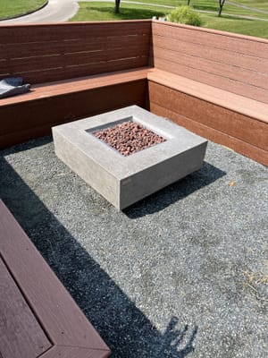 outdoor fire table