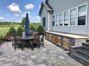 outdoor furniture on patio