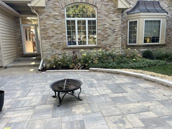 outdoor table on patio