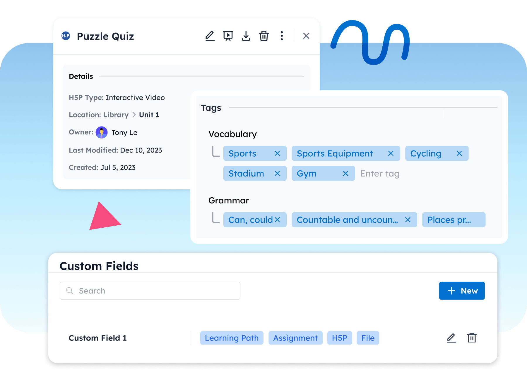 Effortless Content Organization and association: Tag, Search, and Curate with Metadata. Simplify Content Management via Admin Dashboard.