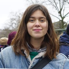 Estrella clouet manifestation du dernier jour janvier vingt trois DSC01251.JPG