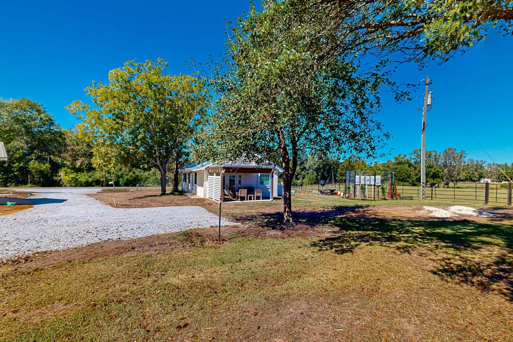 Dairy cottage patio