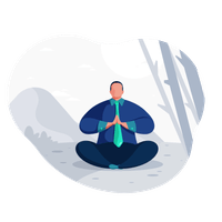 meditate meditation outdoors