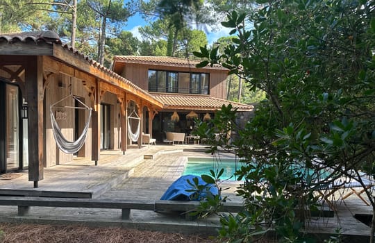 Extérieur de la maison Piraillan Capt Ferret