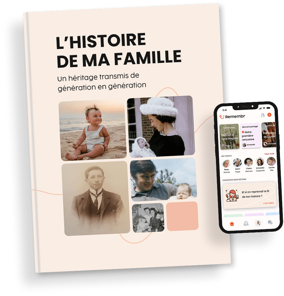 Aperçu du livre familial Remembr (numérique et papier)