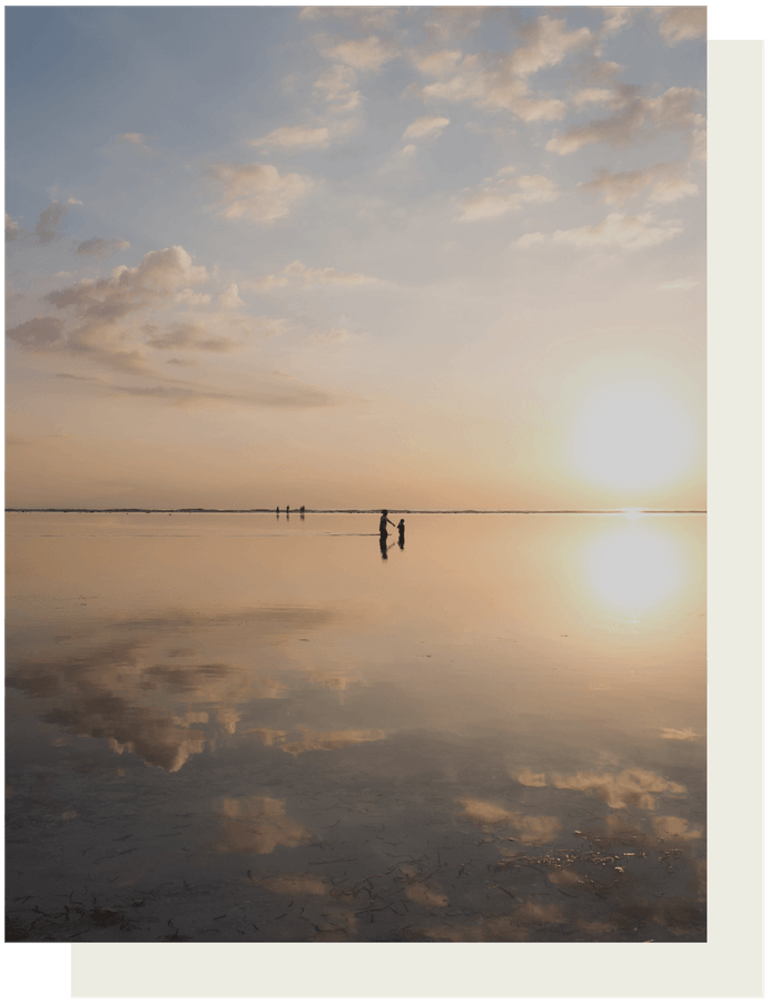 Horizon sur un lac
