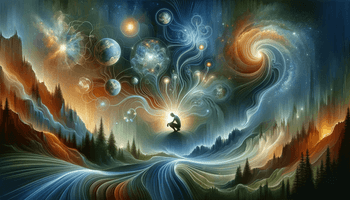  An abstract, inspirational wide-format image representing the connection between thoughts and physiological states. It features a person in a contempl.png