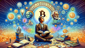 a blog cover image for the theme 'Gratitude to The Internet of Money by Andreas M. Antonopoulos'. The image should capture the essence of trans.png