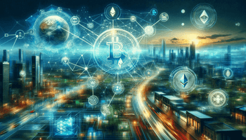A cinematic blog cover image in a 16_9 aspect ratio, depicting the theme of blockchain and Web3 technology. The image should include visual elements r.png