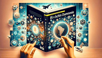 a blog cover image for the theme 'Blockchain for Dummies by Tiana Laurence', part of the Gratitude Series. The image should capture the essence.png