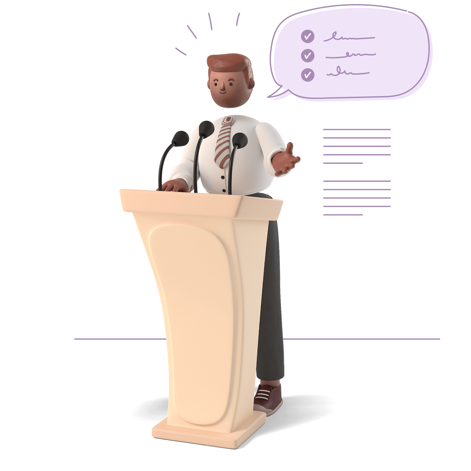 communication speech conference checklist topics talk communicate