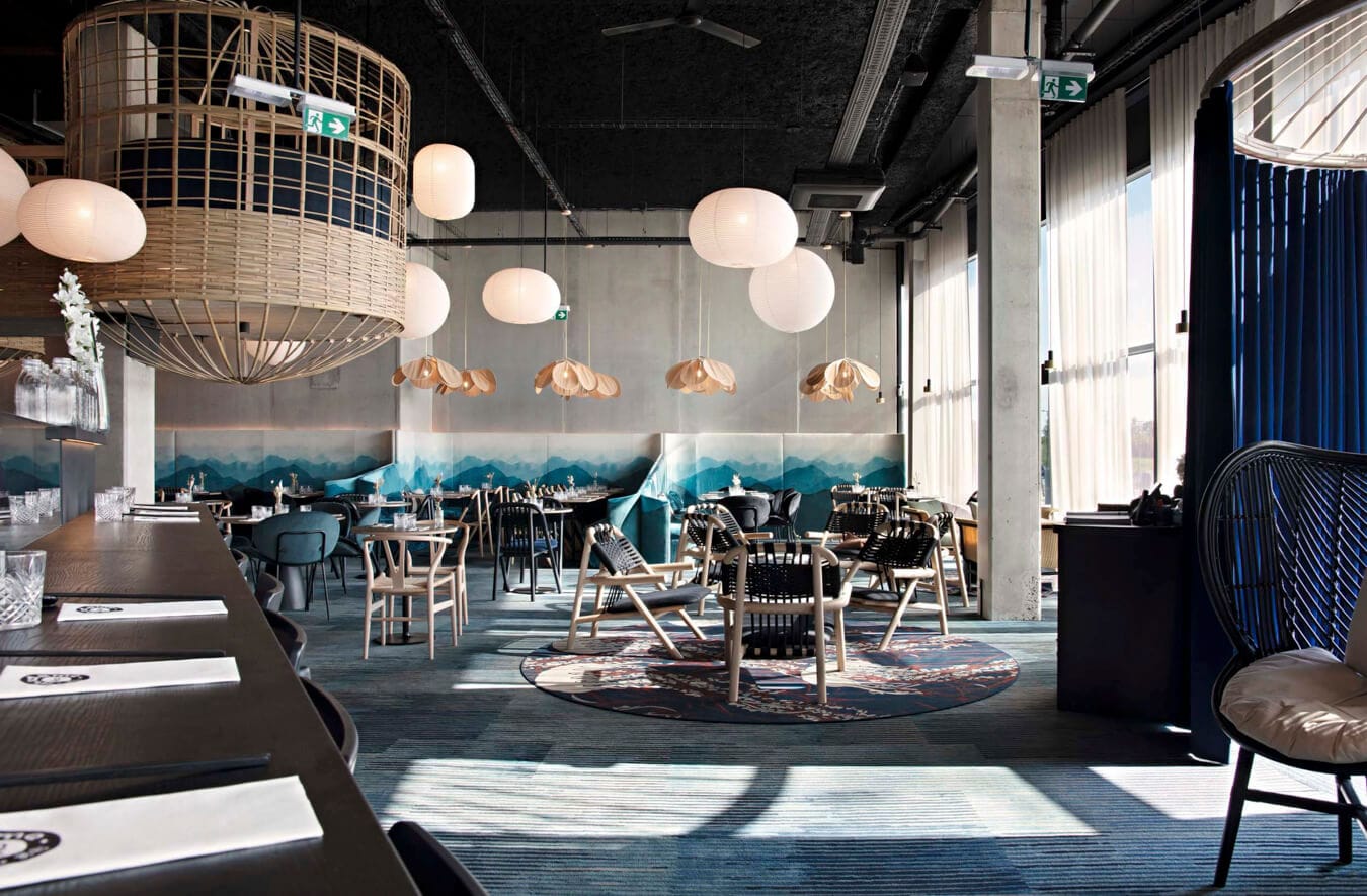 Restaurant Madame AO, espace architecte, par Gwénaëlle Hoyet à Rennes
