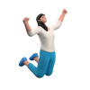 achievements, character builder _ celebration, celebrate, success, jump, pumped, excitment, excited, girl, woman.png