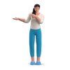 character builder _ girl, pointing, point, discover, explore, navigation, direction, instructions.png