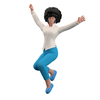 achievements, character builder _ celebration, celebrate, success, jump, pumped, excitment, excited, woman.png