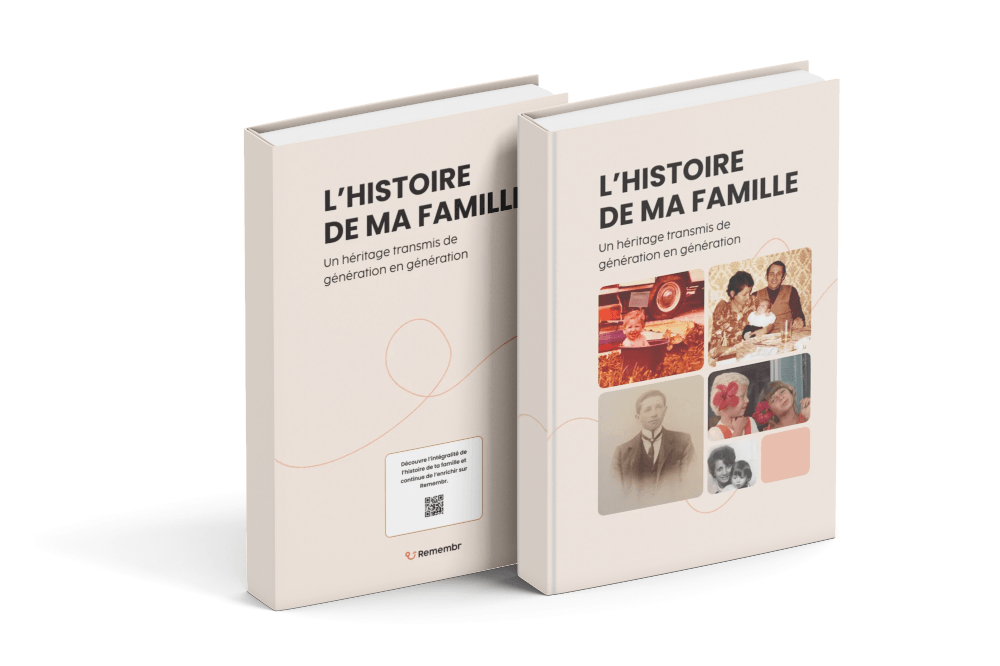 Aperçu du livre de famille imprimé Remembr